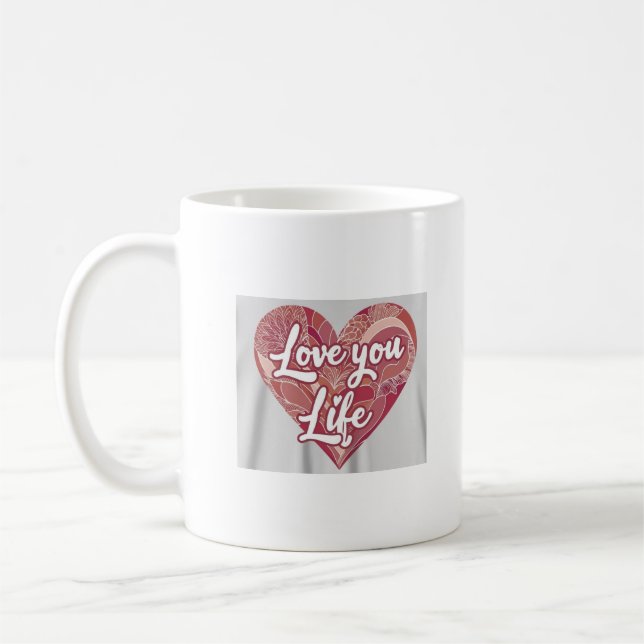 Love You Life Mugs (Left)