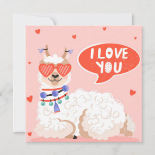 Love You Llama Holiday Card