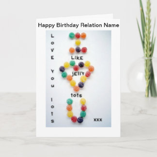 Love you Lots Mum Dad Daughter Son Sister Friend Card