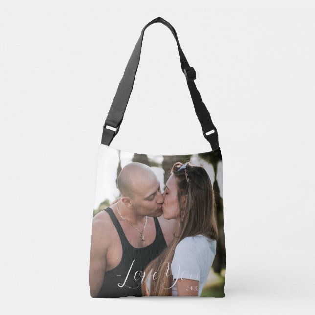 Love you, love couple crossbody bag (Front)
