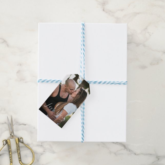 Love you, love couple gift tags (With Twine)