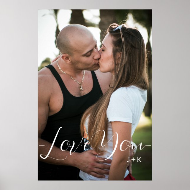 Love you, love couple poster (Front)