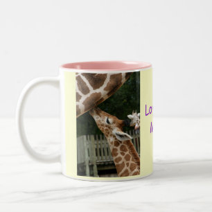 Love You Mama Giraffe Mug