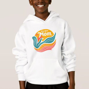 Love You, Mom Floral Swirl