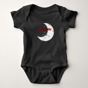 Love you moon and back baby bodysuit