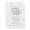 Love You Moon & Back Girl Baby Shower Invitation
