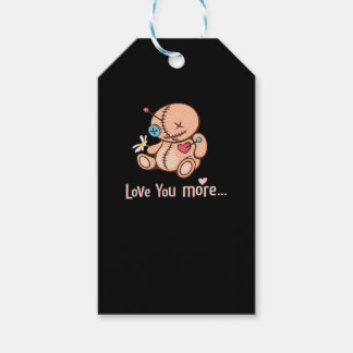 Love You More Minimal Design Gift Tags