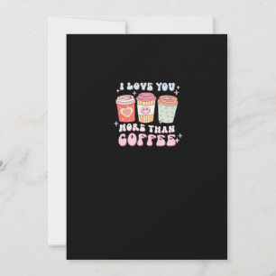 Love You More Minimal Design Holiday Card