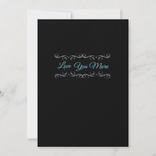 Love You More Polished Style  Holiday Card