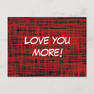 Love You More! Postcard