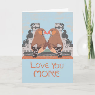 Love You More Queer Anniversary  Card