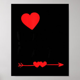 Love You More Shirt,his And Her Valentines Day Shi Poster