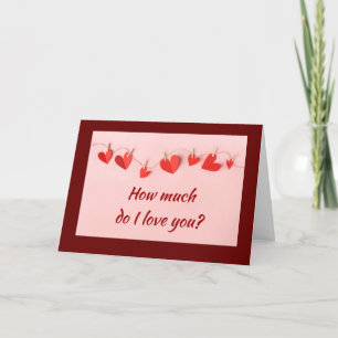 LOVE YOU "MORE THAN ANYTHING & "MORE THAN ANYONE' HOLIDAY CARD