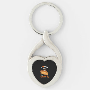 Love You More Than Pumpkin Pie Cute Vintage Style  Key Ring