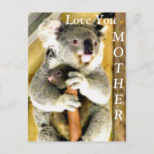 Love You,Mother_ Postcard