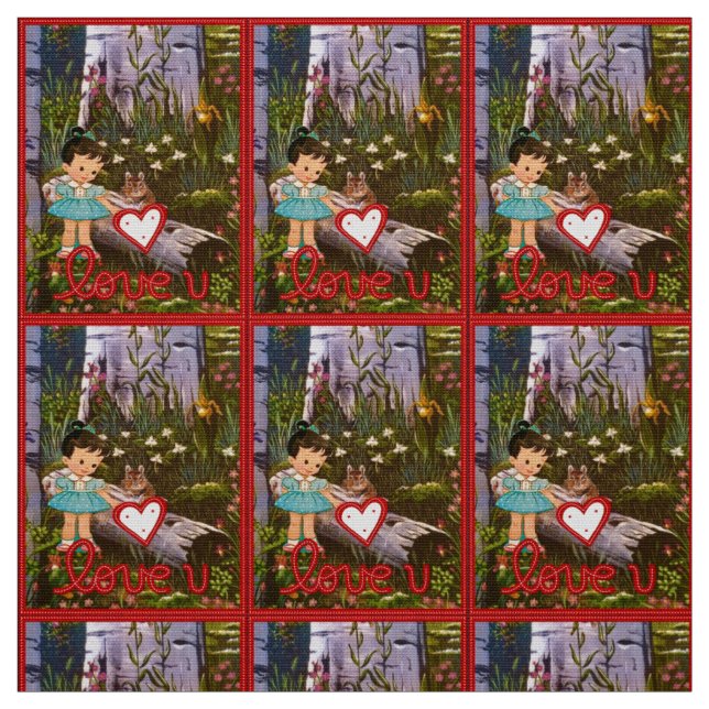 Love You Mr. Chippy! Fabric (Swatch)