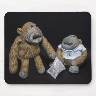 Love you Mrs Monkey Mouse Mat