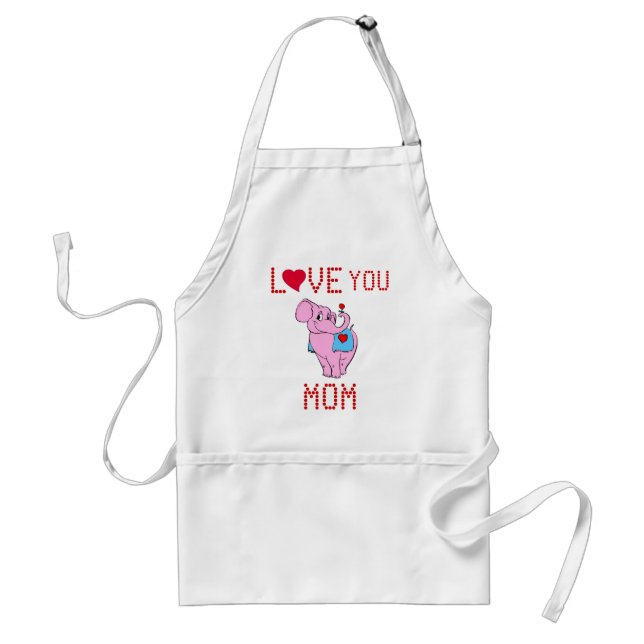 Love You Mum Apron (Front)