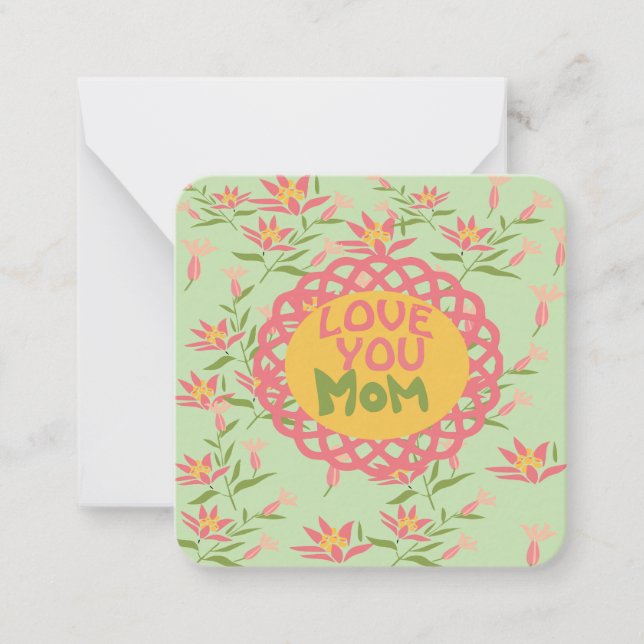 Love you Mum  Card (Front)