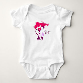 "Love You Mum - Cute & Heartfelt Mother's Day Desi Baby Bodysuit