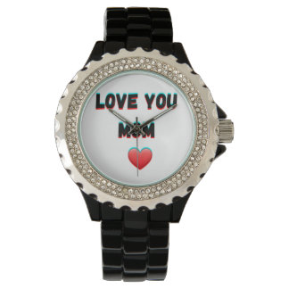 Love You Mum – Heartfelt Handwritten Typography Watch