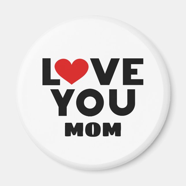 Love You Mum Magnet (Front)