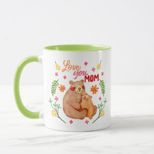 Love You Mum - Mama Bear and Cub Mother's Day Mug