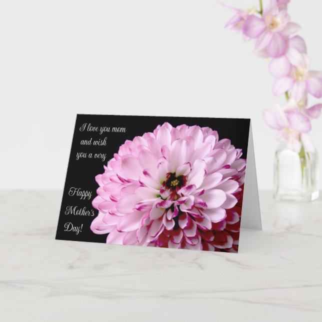 Love You Mum Mother's Day Card (Orchid)