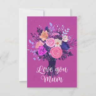 Love You Mum Mother's Day Card
