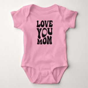Love You Mum Mother's Day Design-51727 Baby Bodysuit