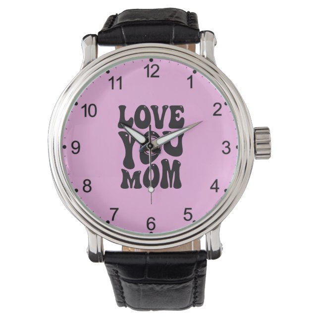 Love You Mum Mother's Day Design-51727 Watch (Front)