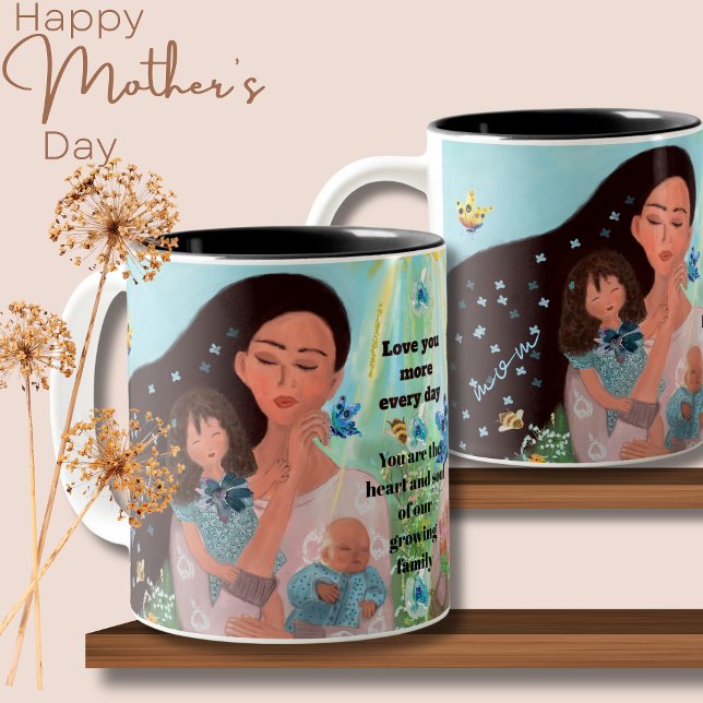 Love you Mum Mothers Day Mug (Love you Mom Mothers Day Mug)