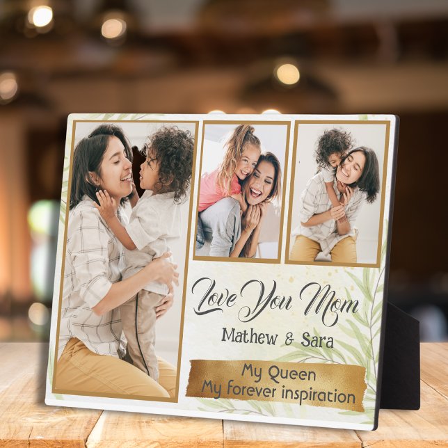 Love you Mum: My queen, my inspiration Plaque (Creator Uploaded)