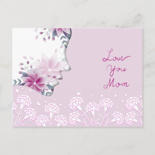 Love You Mum Postcard (Front)