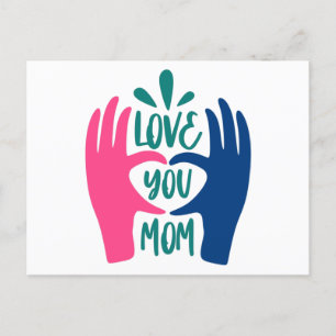 Love you Mum Postcard