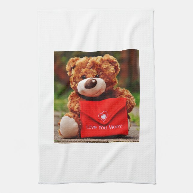 Love you Mum Tea Towel (Vertical)