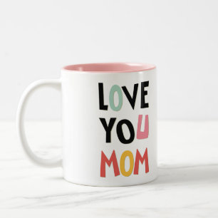 Love You Mum Two-tone Coffee Mug