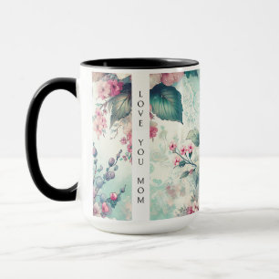 Love You Mum   Watercolor Roses Mug