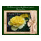 Love You Mum Yellow Rose Personalised Poster Print