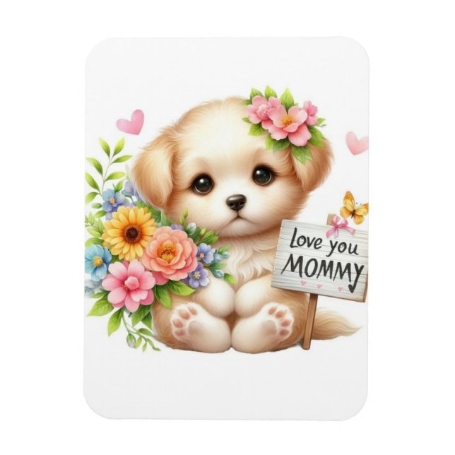 *"Love You Mummy – A Heartfelt Tribute"*   Magnet (Vertical)