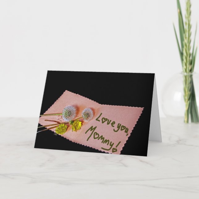 Love You, Mummy Holiday Card (Front)