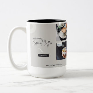Love you my shop Two-Tone coffee mug