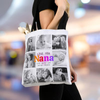 Love You Nana Colourful Bold Modern 8 Photo Collag