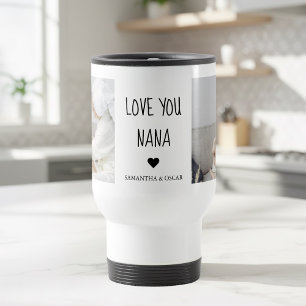 Love You Nana Personalised   Custom Photo Gift Travel Mug
