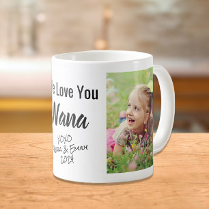 Love You Nana Personalised Photo Coffee Mug