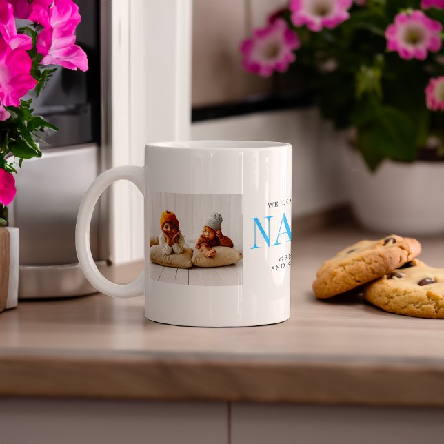 Love You Nana | Two Photo Collage Coffee Mug (Creator Uploaded)
