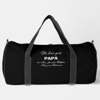 Love you PAPA Script Names Cool Classic Black
