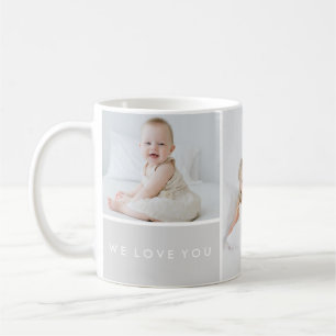 Love You Photo Collage Coffee Mug