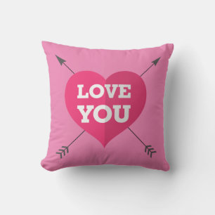 Love You Pillow 16x16