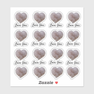 Love You Pink Amethyst Crystal Heart 